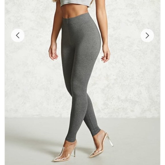 Dark Grey Leggings | Forever 21 - Picture 1 of 4